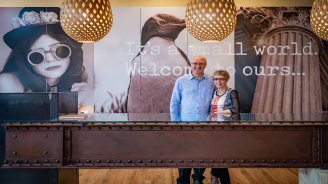 Poshtel Hotell Oamaru Inreriör bild